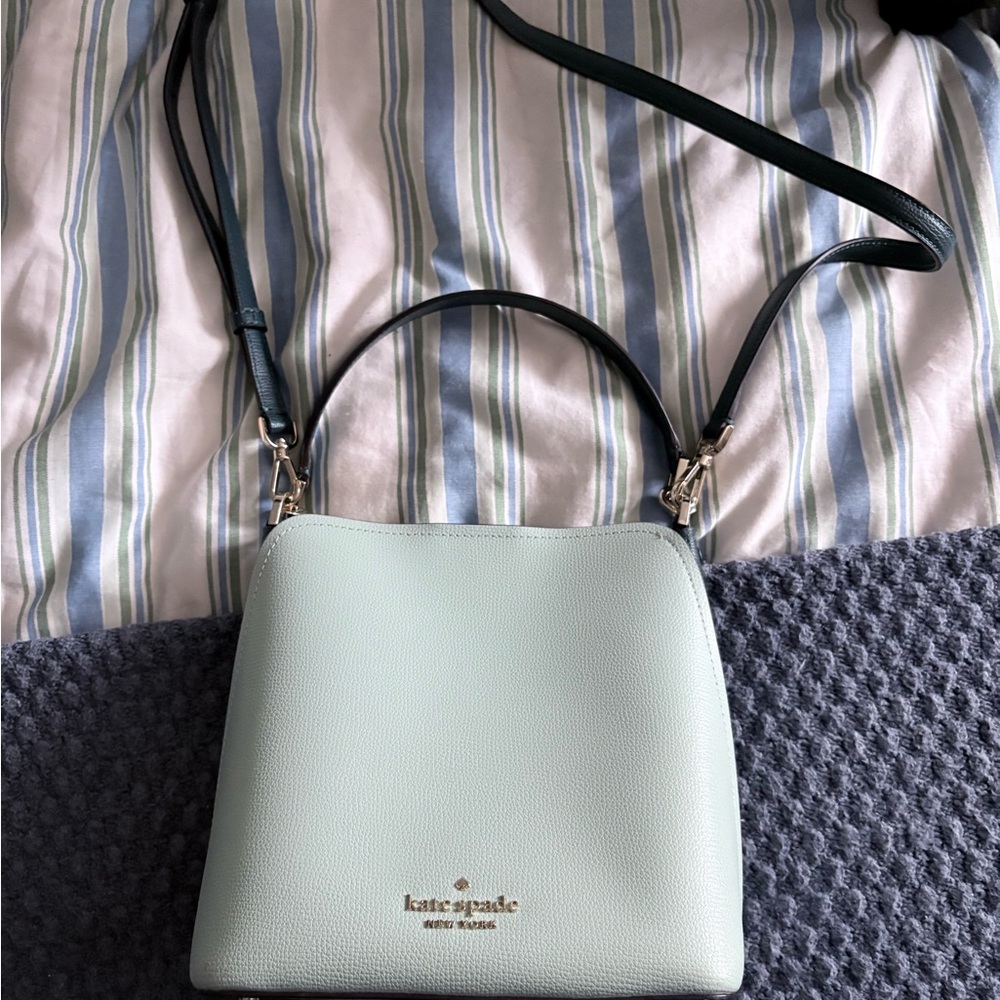 Kate Spade Darcy Seawater Green Small Bucket Bag